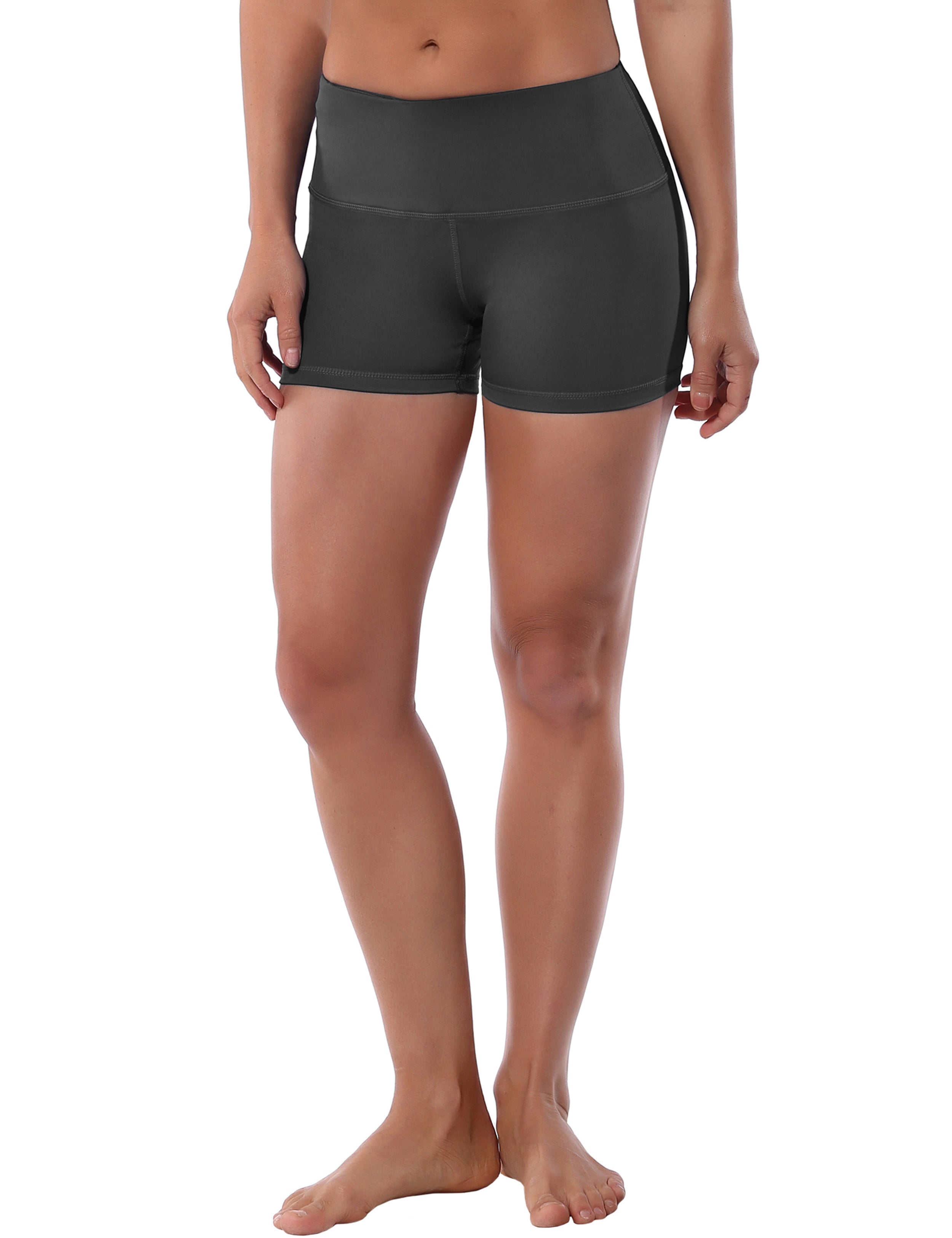 2.5" Biking Shorts shadowcharcoal Softest-ever fabric High elasticity High density 4-way stretch Fabric doesn't attract lint easily No see-through Moisture-wicking Machine wash 75% Nylon, 25% Spandex