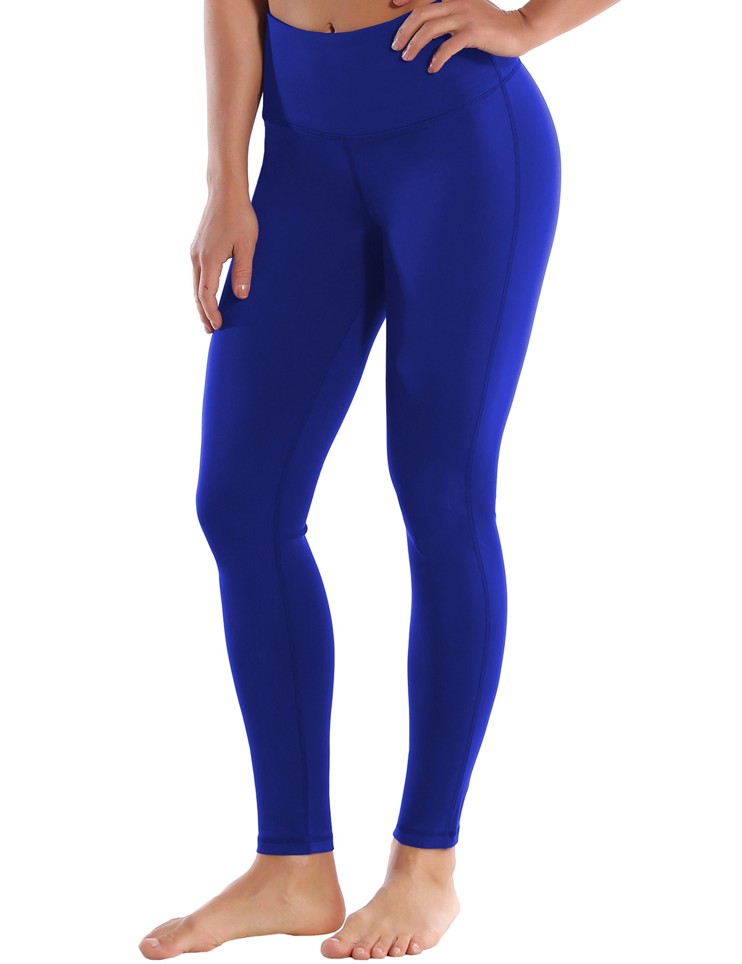 High Waist Side Line yogastudio Pants navy Side Line is Make Your Legs Look Longer and Thinner 75%Nylon/25%Spandex Fabric doesn't attract lint easily 4-way stretch No see-through Moisture-wicking Tummy control Inner pocket Two lengths