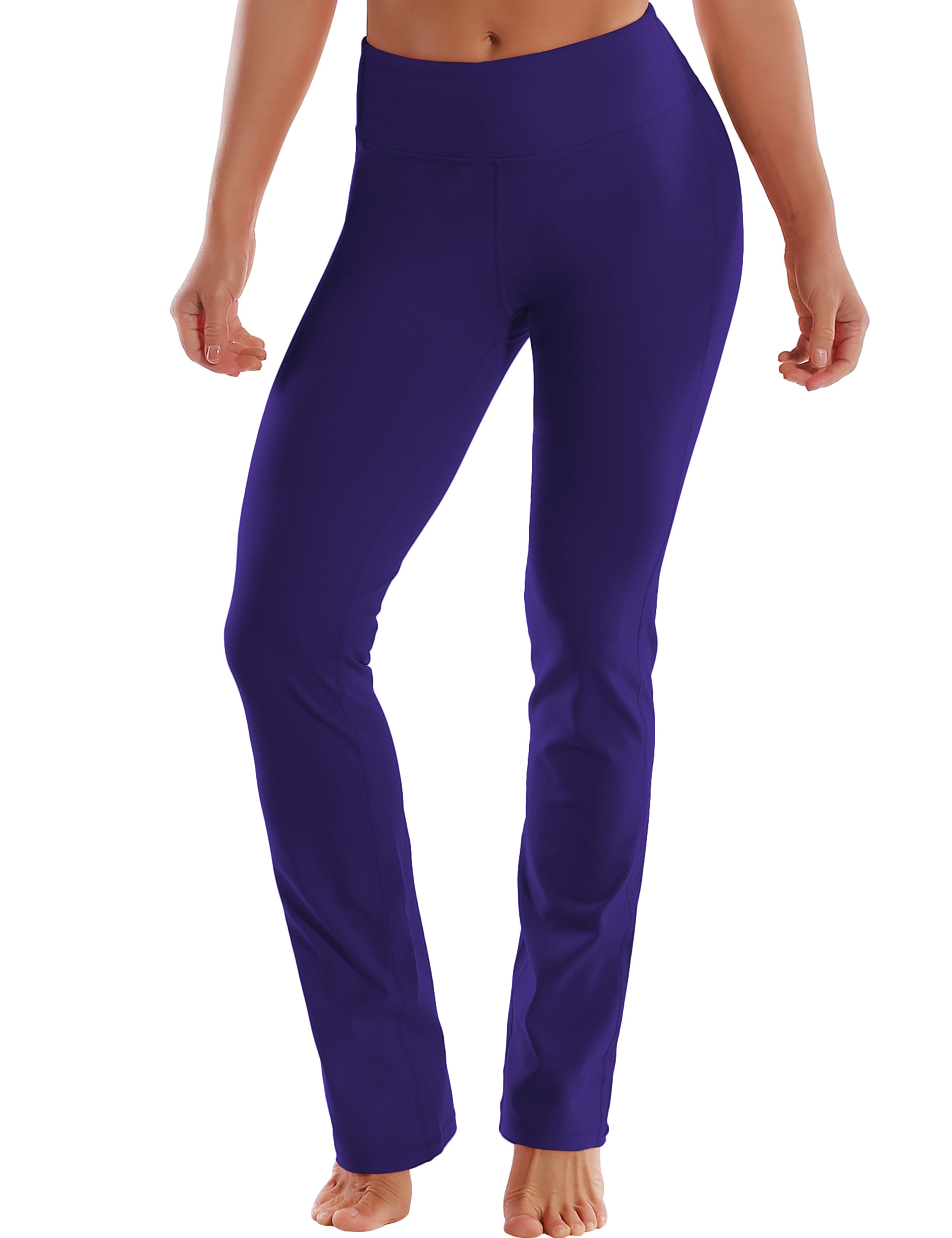 29" 31" 33" 35" Straight Leg Leggings darkpurple_Golf