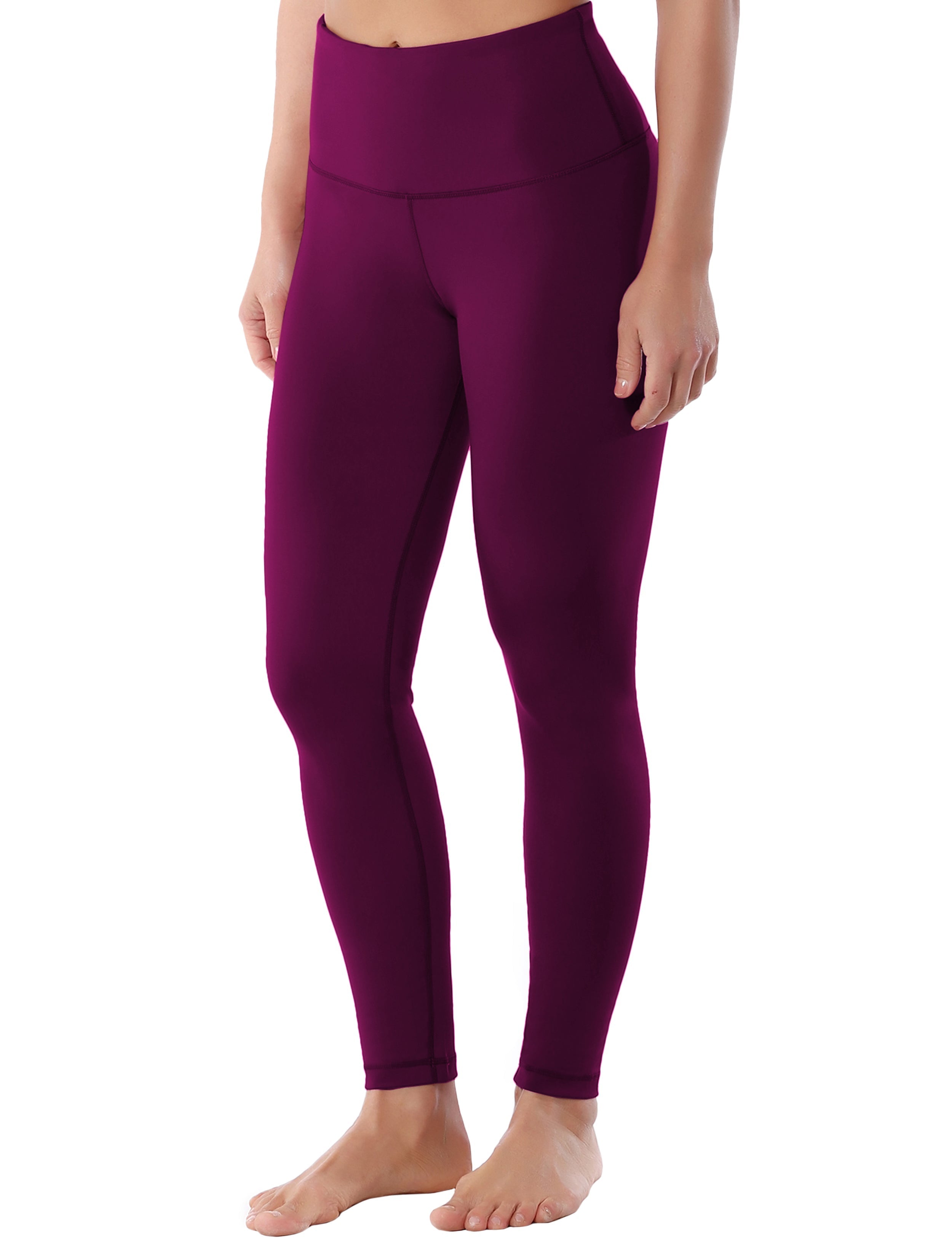 High Waist Tall Size Pants grapevine 75%Nylon/25%Spandex Fabric doesn't attract lint easily 4-way stretch No see-through Moisture-wicking Tummy control Inner pocket Four lengths