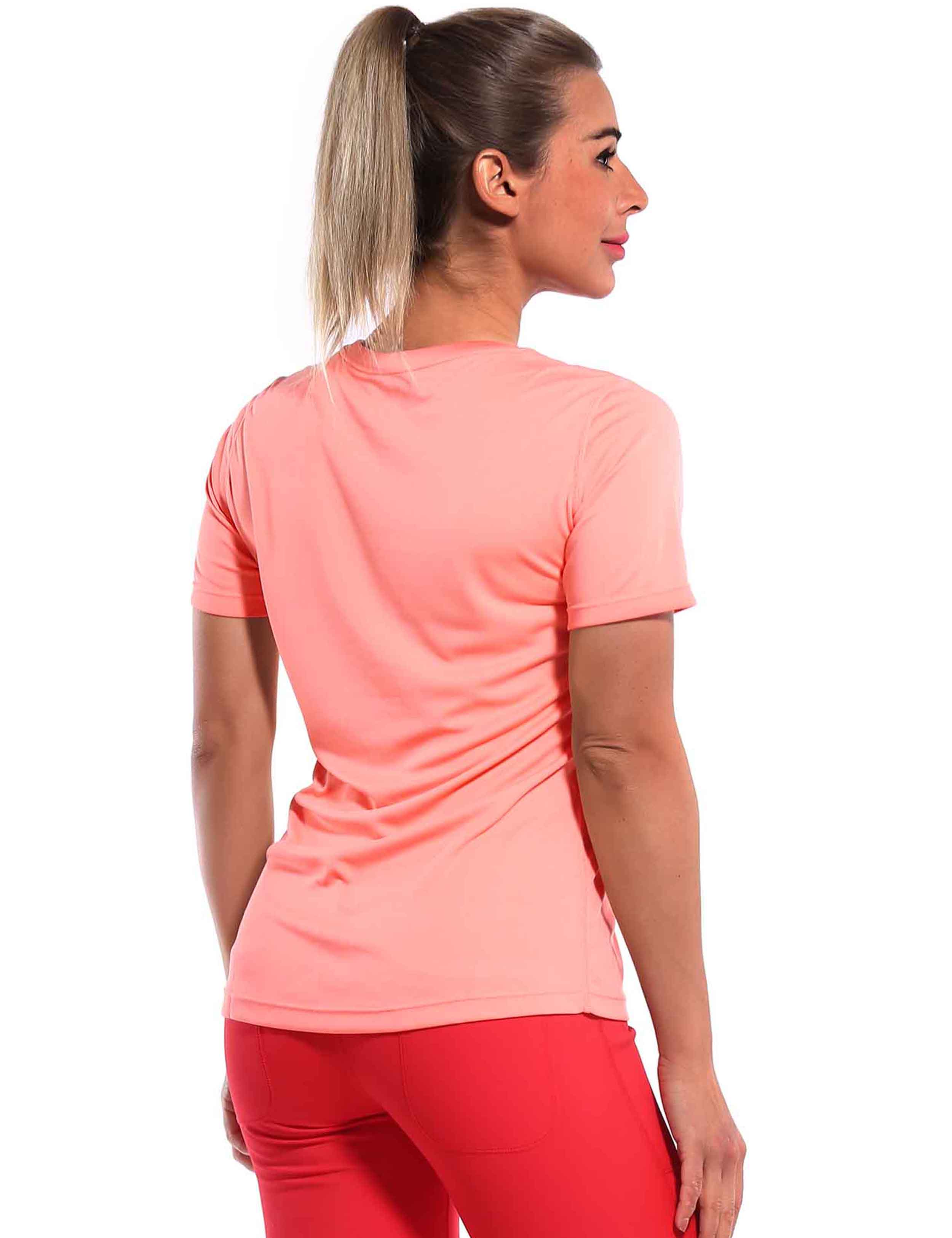 Short Sleeve Athletic Shirts coral_yoga