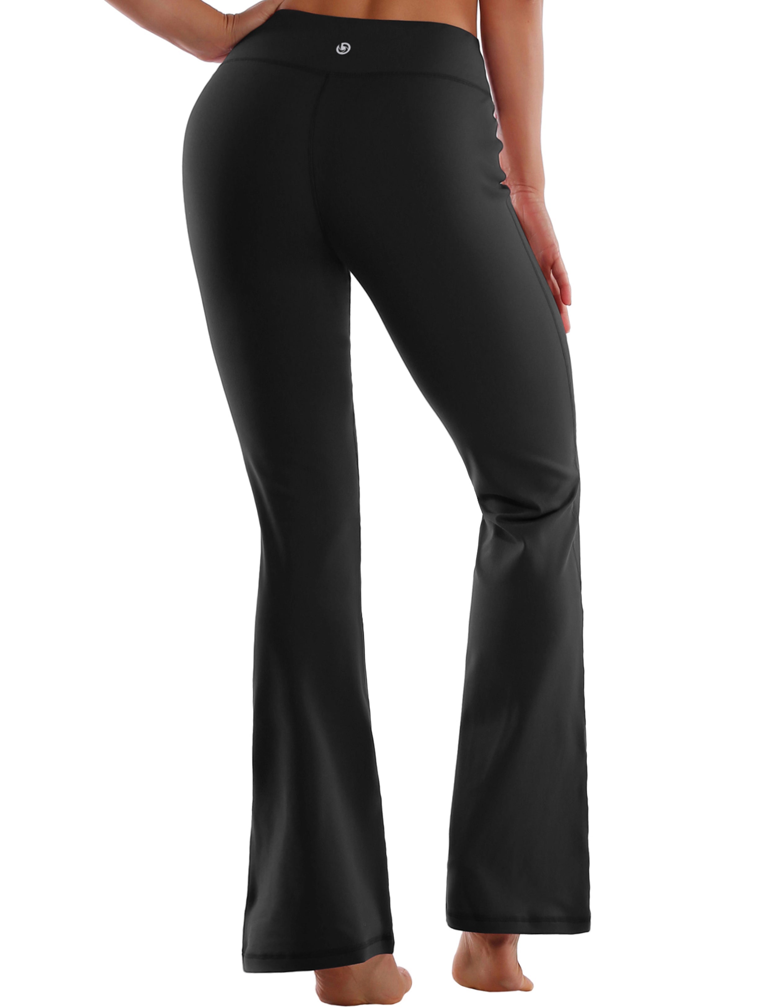 29 31 33 35 Bootcut Leggings with Pockets black ins_Pilates
