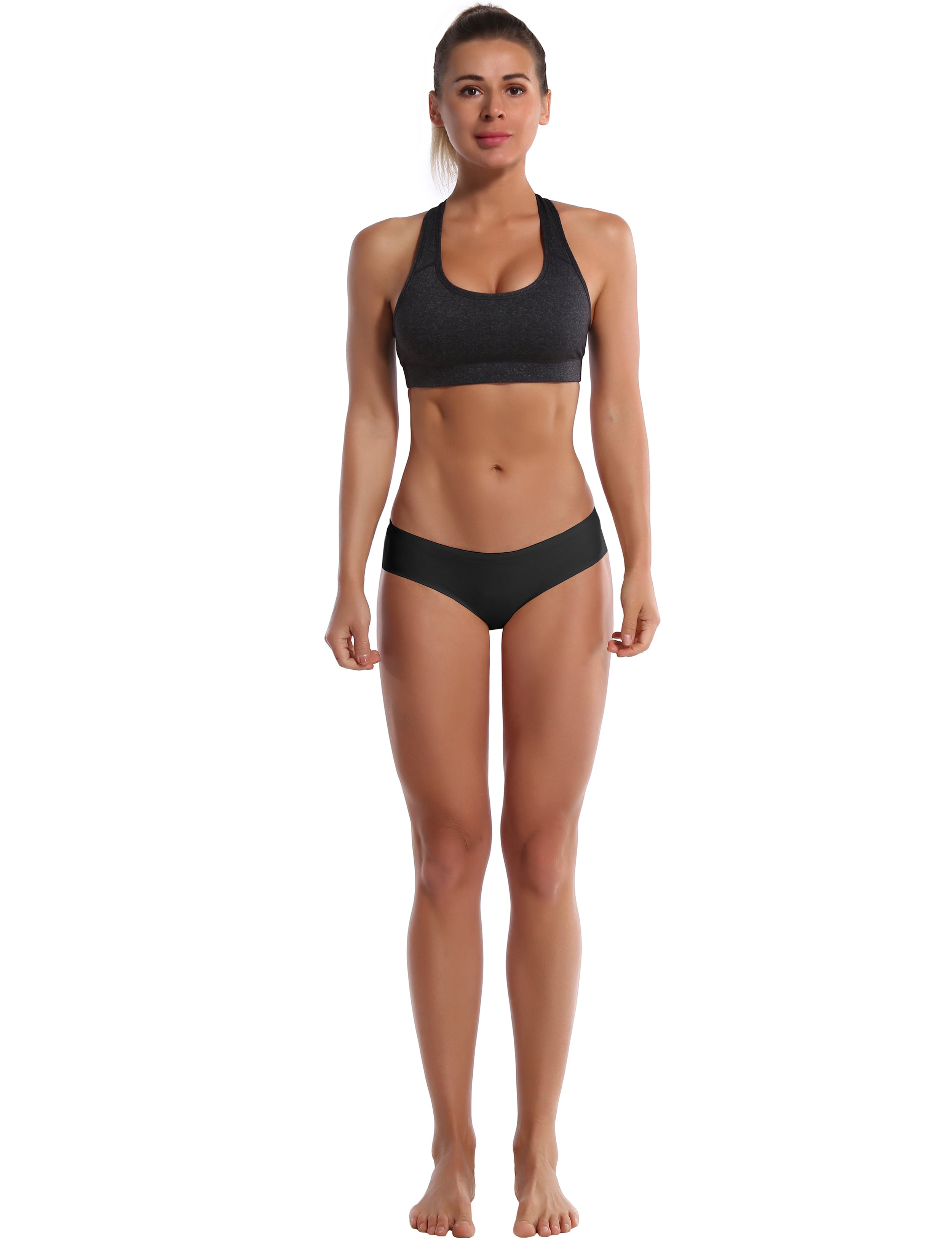 Invisibles Sport Bikini Panties black Sleek, soft, smooth and totally comfortable: our newest bikini style is here. High elasticity High density Softest-ever fabric Laser cutting Unsealed Comfortable No panty lines Machine wash 95% Nylon, 5% Spandex