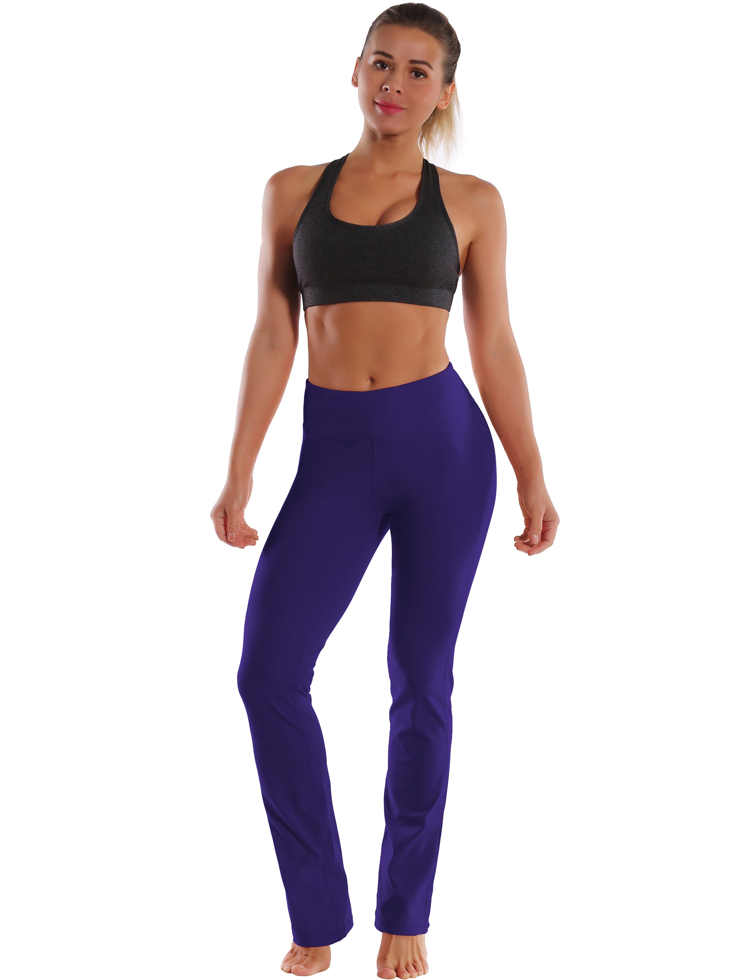 29" 31" 33" 35" Straight Leg Leggings darkpurple_Golf