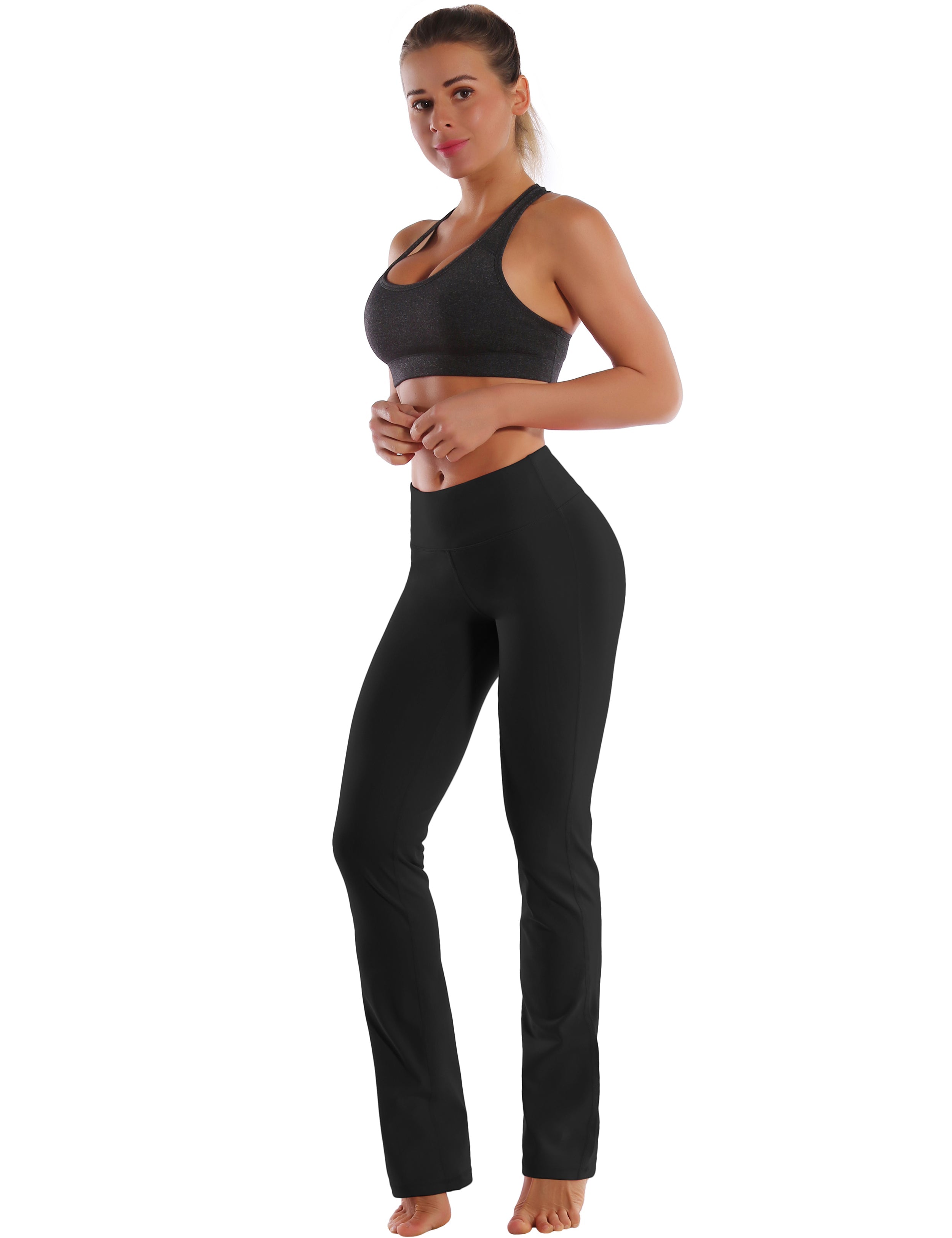 29" 31" 33" 35" Straight Leg Leggings black_Golf