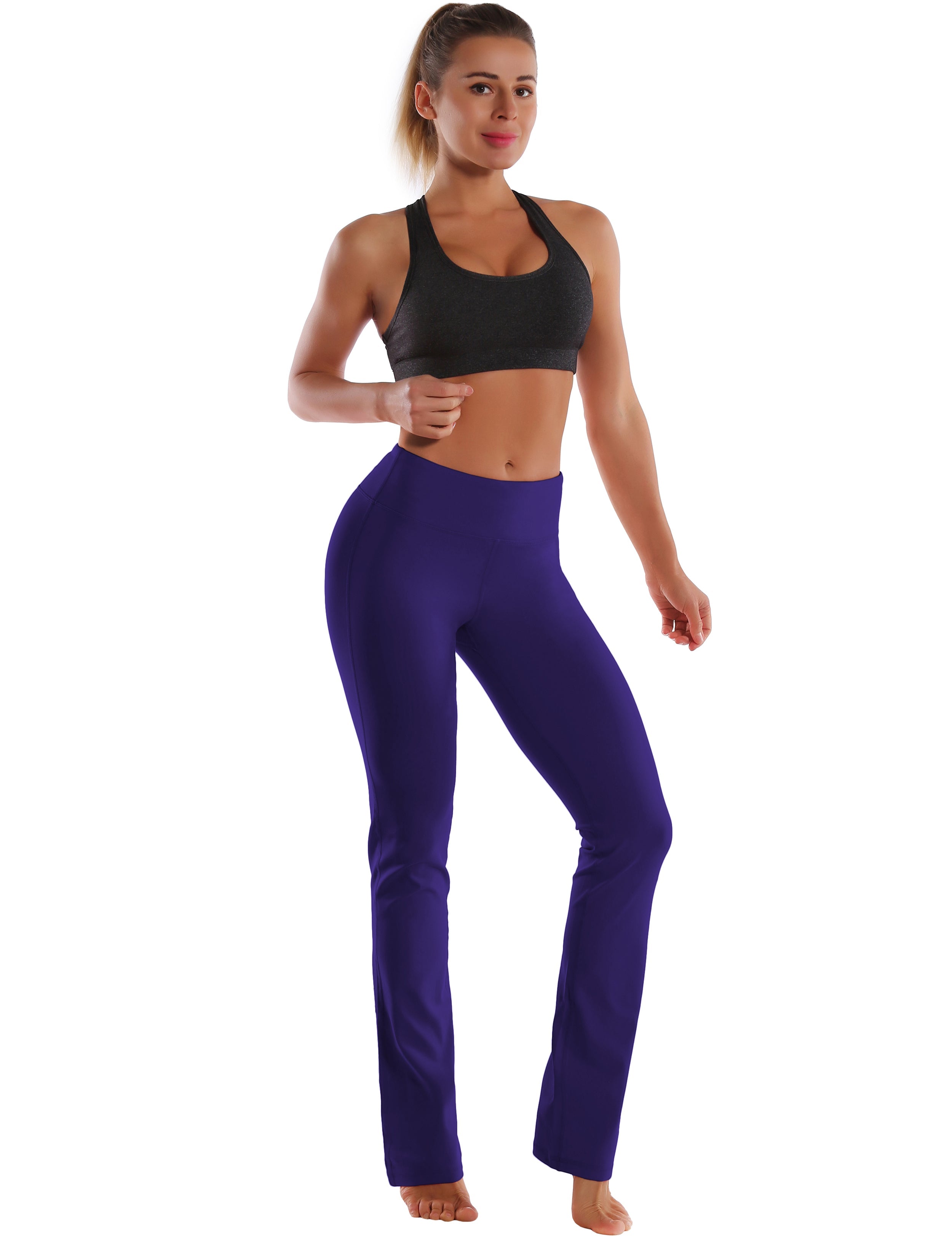 29" 31" 33" 35" Straight Leg Leggings darkpurple_Golf