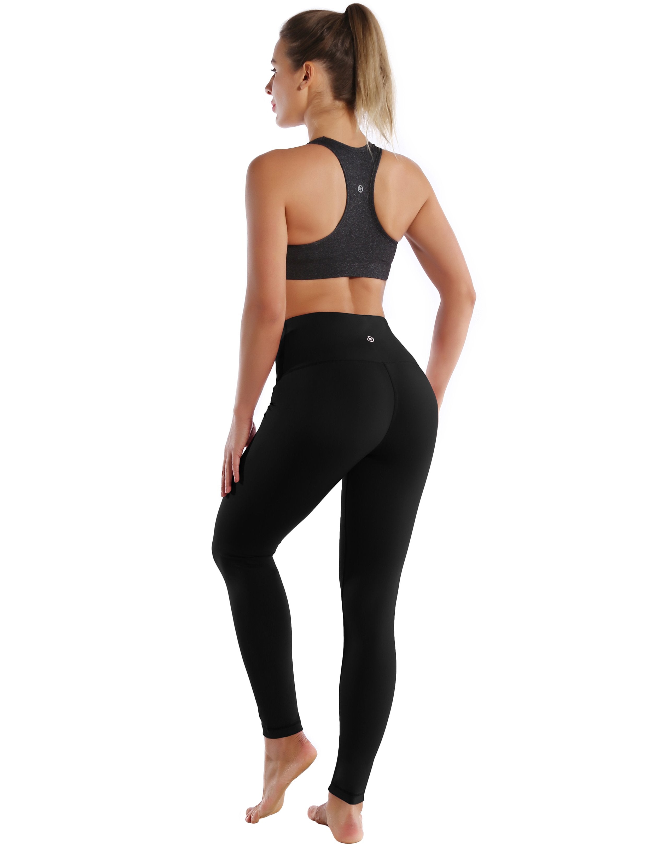 Bubblelime Waist Bootcut Yoga Pants Basic Tummy Control Workout Flare Black  Size M - $13 (74% Off Retail) New With Tags - From jello