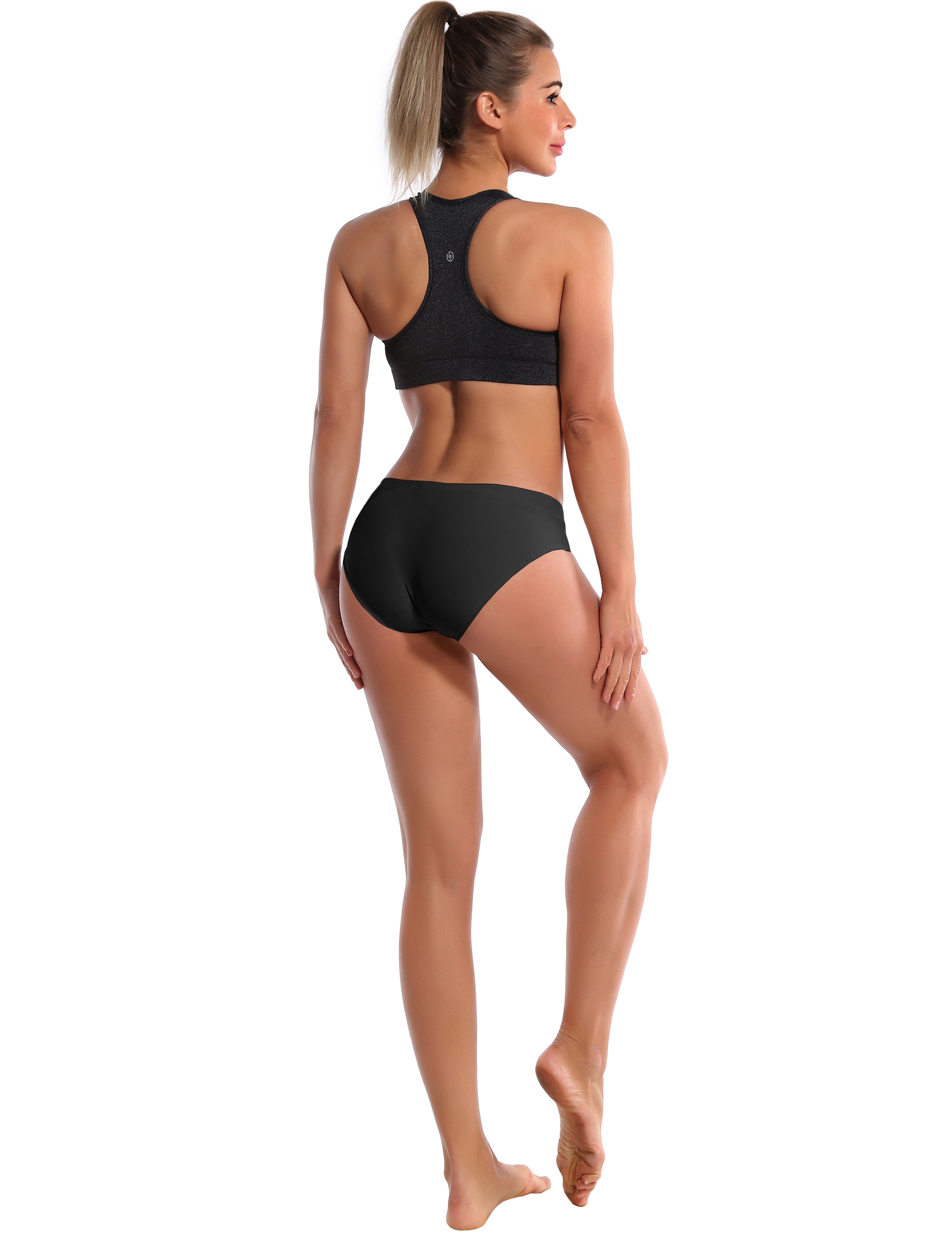 Invisibles Sport Bikini Panties black Sleek, soft, smooth and totally comfortable: our newest bikini style is here. High elasticity High density Softest-ever fabric Laser cutting Unsealed Comfortable No panty lines Machine wash 95% Nylon, 5% Spandex