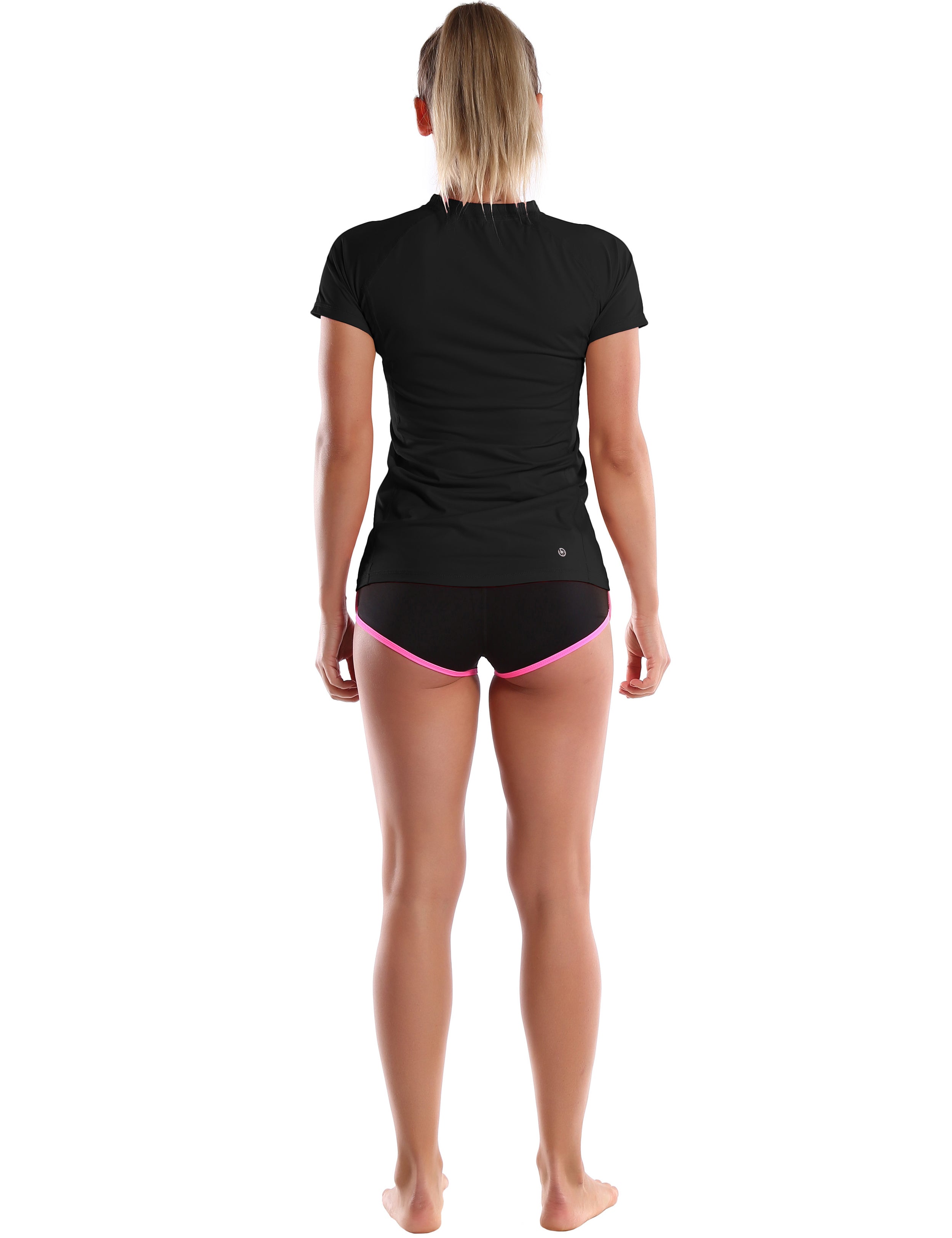 Short Sleeve UPF 50+Rashguard black_Golf