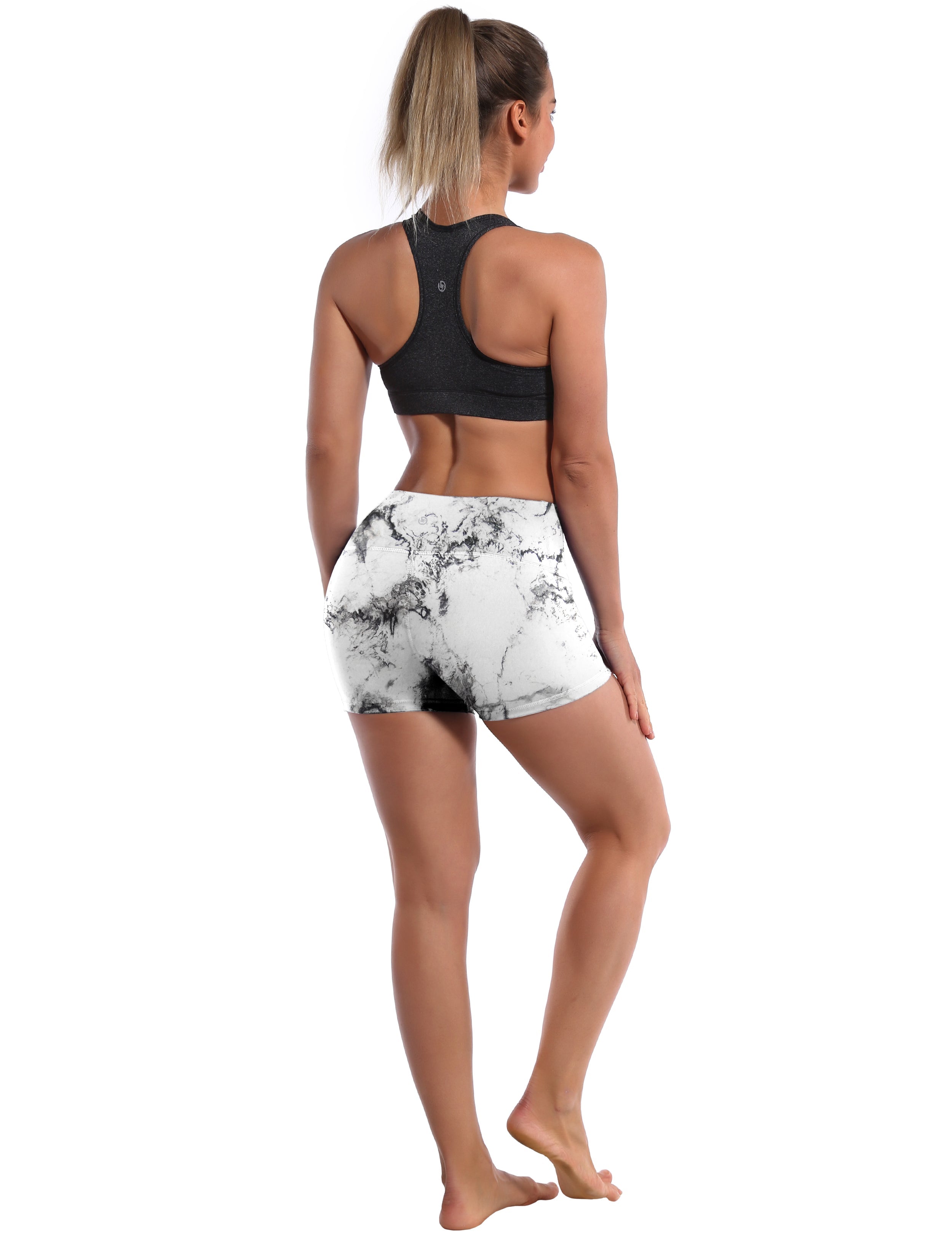 2.5" Printed Golf Shorts arabescato Softest-ever fabric High elasticity High density 4-way stretch Fabric doesn't attract lint easily No see-through Moisture-wicking Machine wash 78%Polyester/22%Spandex