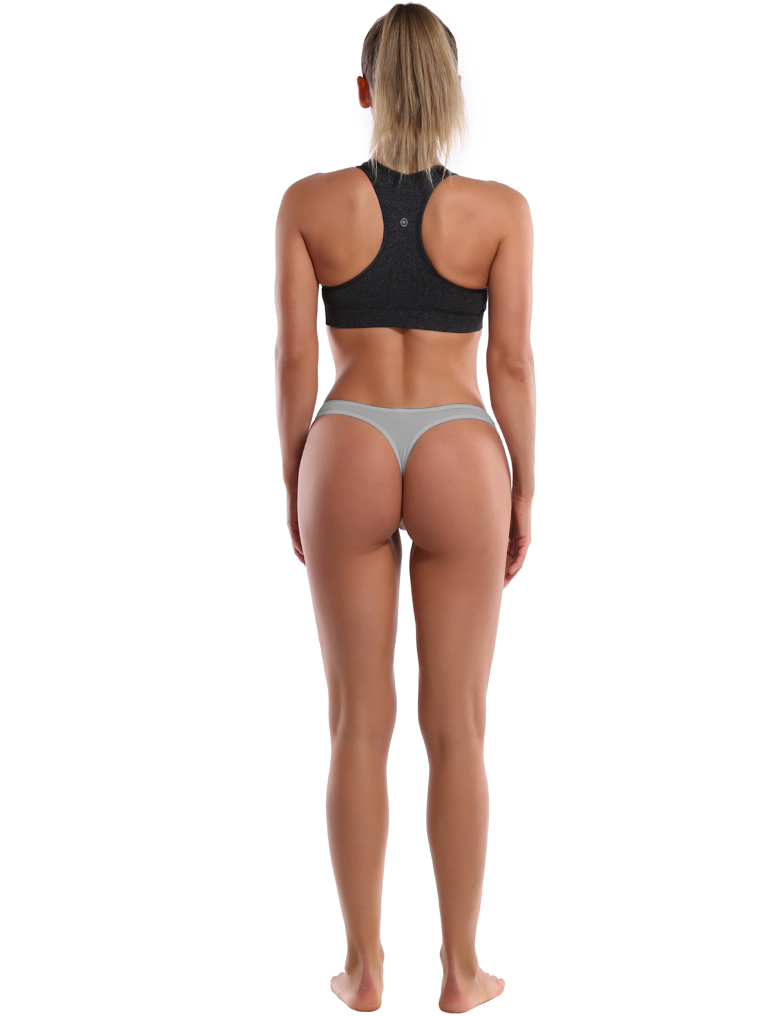 Super Soft Modal Sports Thongs underwear lightgray – bubblelime