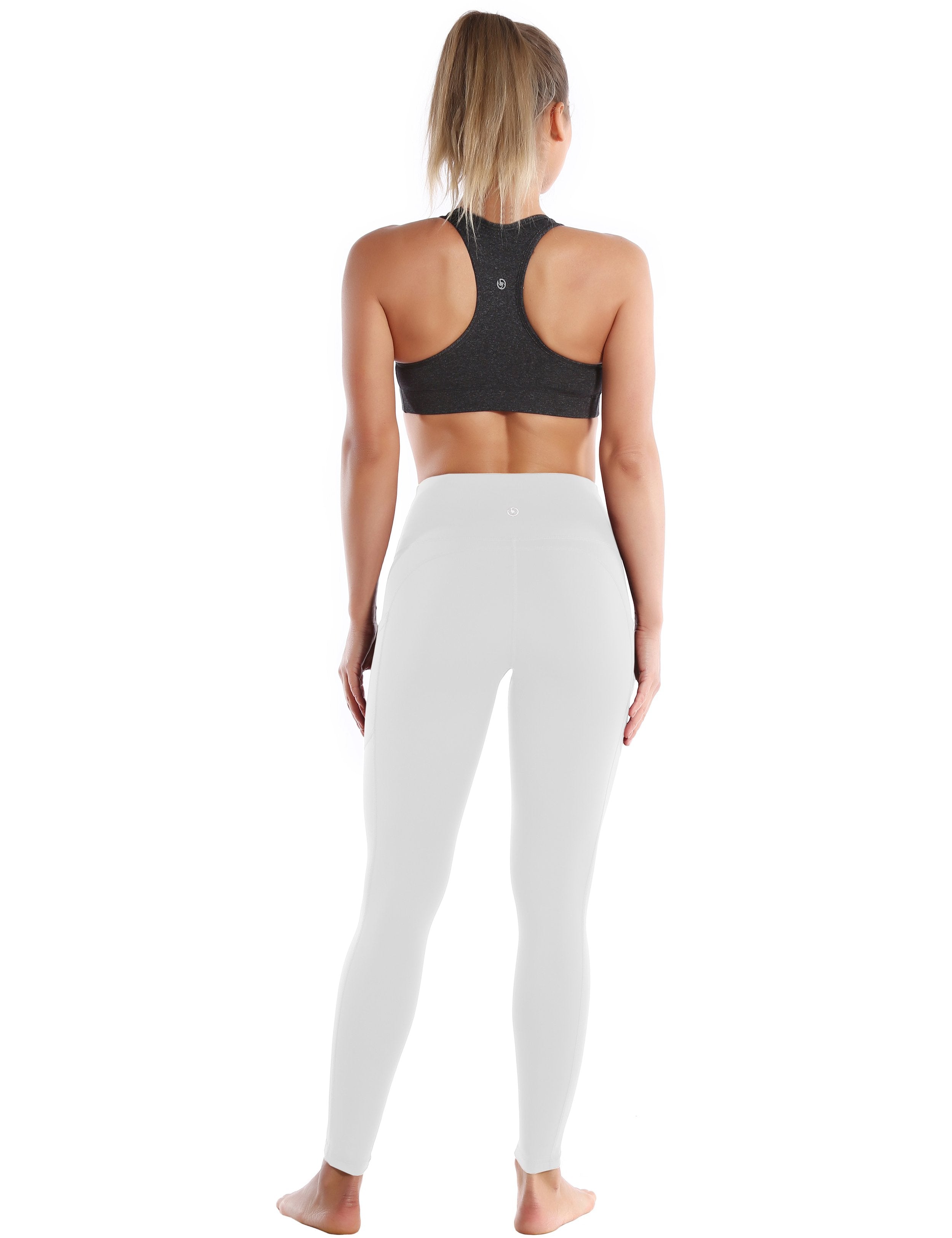 Hip Line Side Pockets Tall Size Pants lightgray Sexy Hip Line Side Pockets 75%Nylon/25%Spandex Fabric doesn't attract lint easily 4-way stretch No see-through Moisture-wicking Tummy control Inner pocket Two lengths