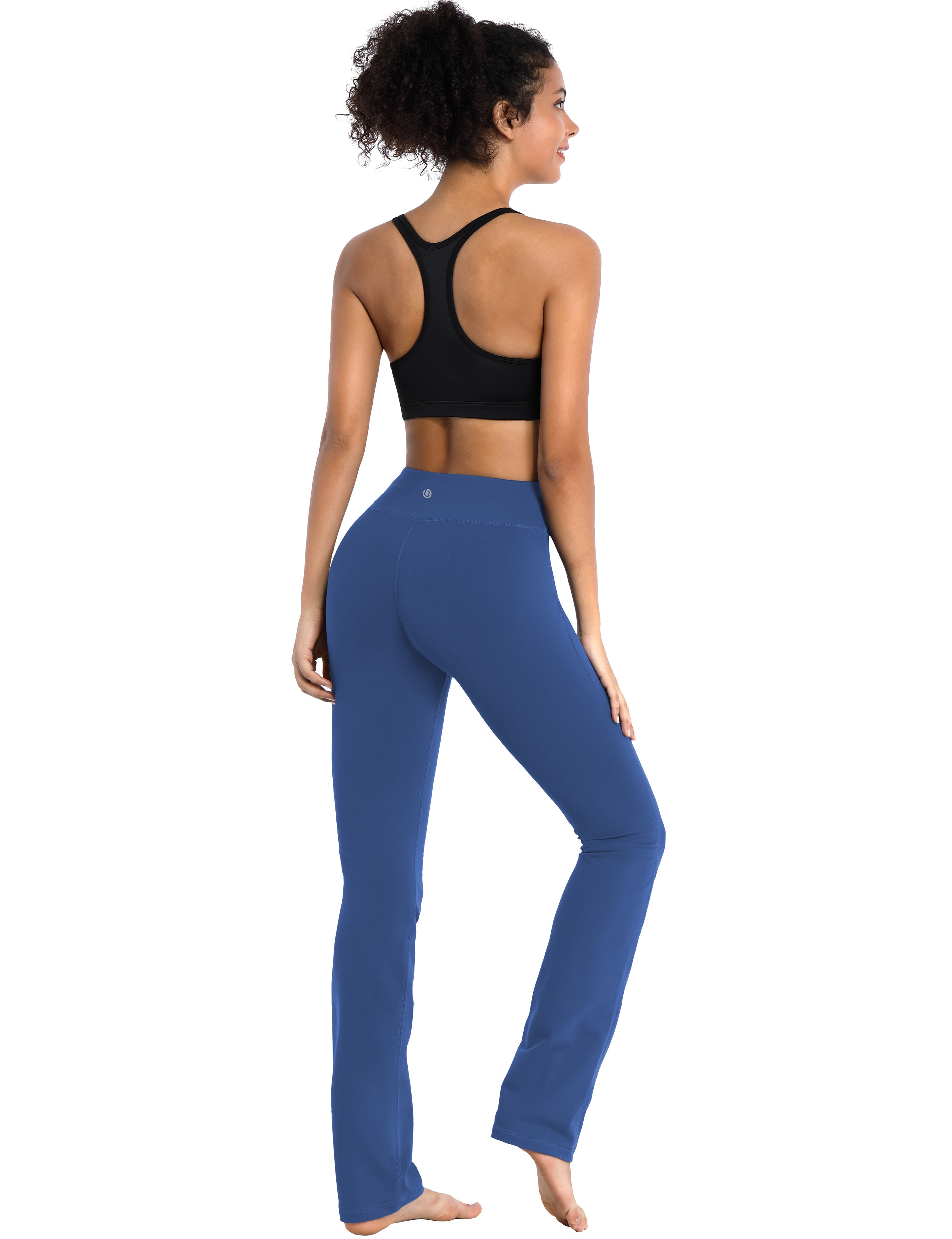 29" 31" 33" 35" Straight Leg Leggings purplishblue_Running