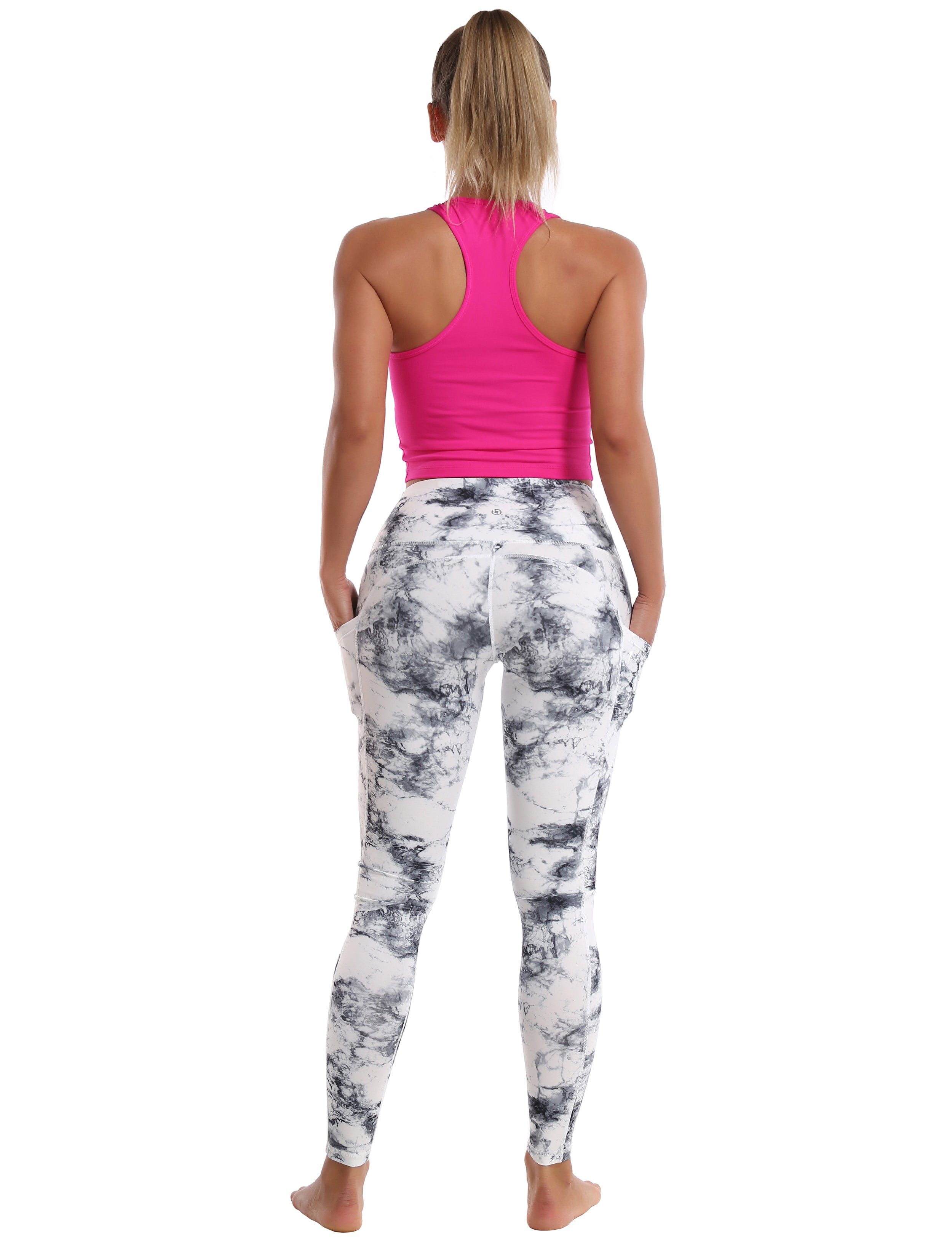 Hip Line Side Pockets Tall Size Pants arabescato Sexy Hip Line Side Pockets 78%Polyester/22%Spandex Fabric doesn't attract lint easily 4-way stretch No see-through Moisture-wicking Tummy control Inner pocket