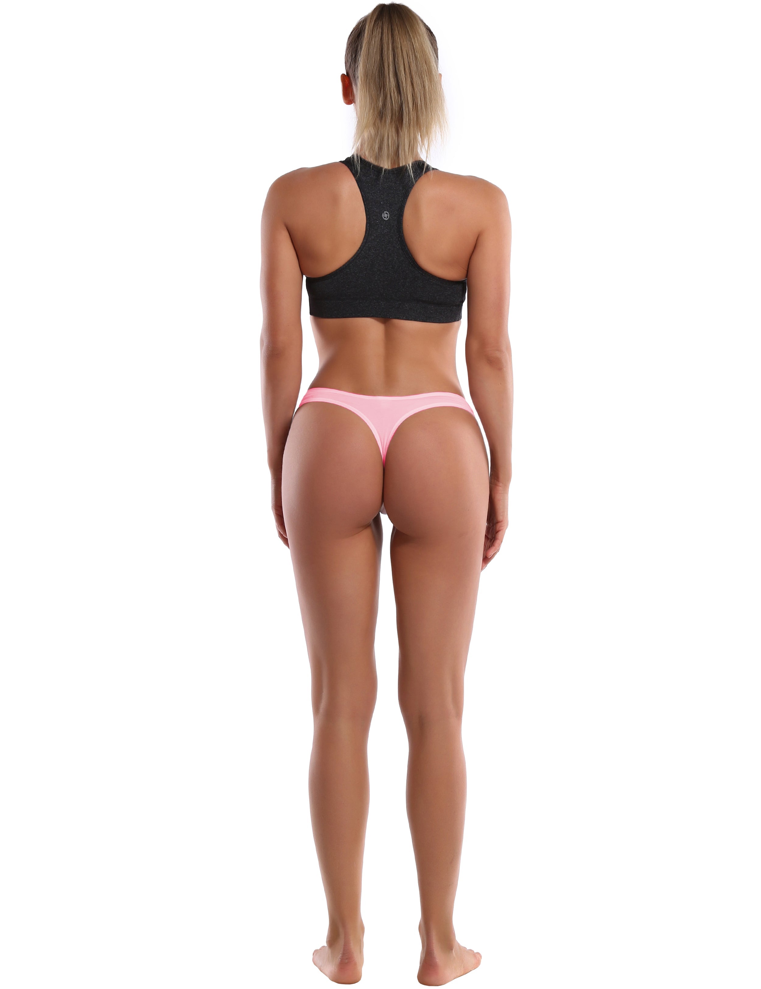 Super Soft Modal Sports Thongs underwear lightpink_Gym