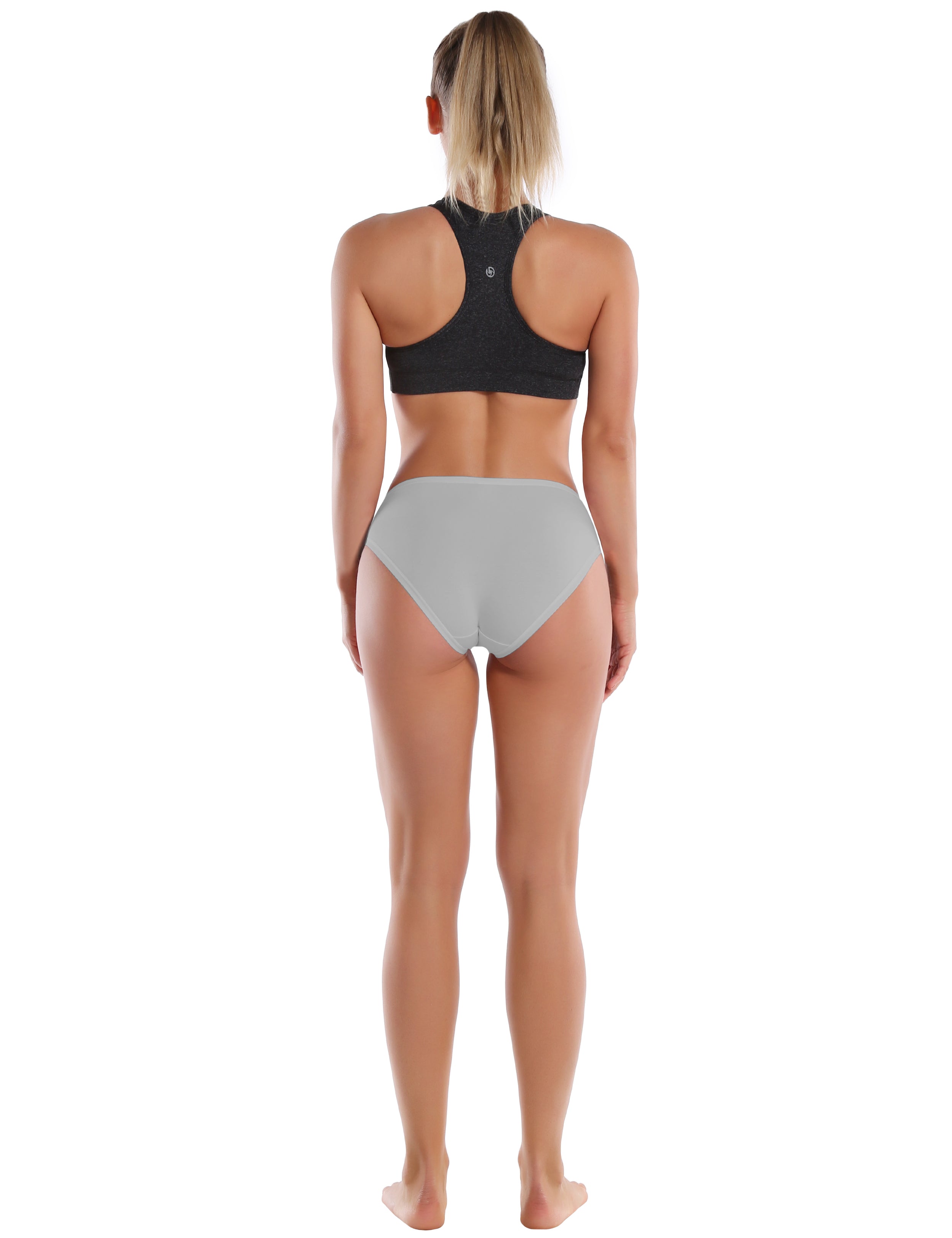 Super Soft Modal Sports Bikini Underwear lightgray_Gym