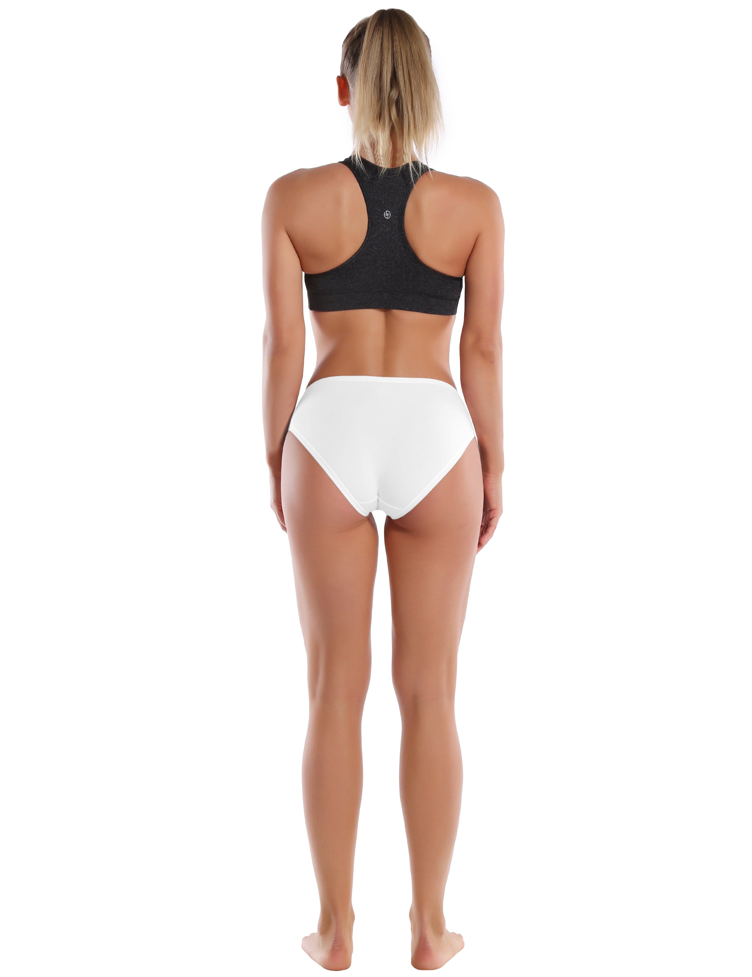 Super Soft Modal Sports Bikini Underwear white_Gym