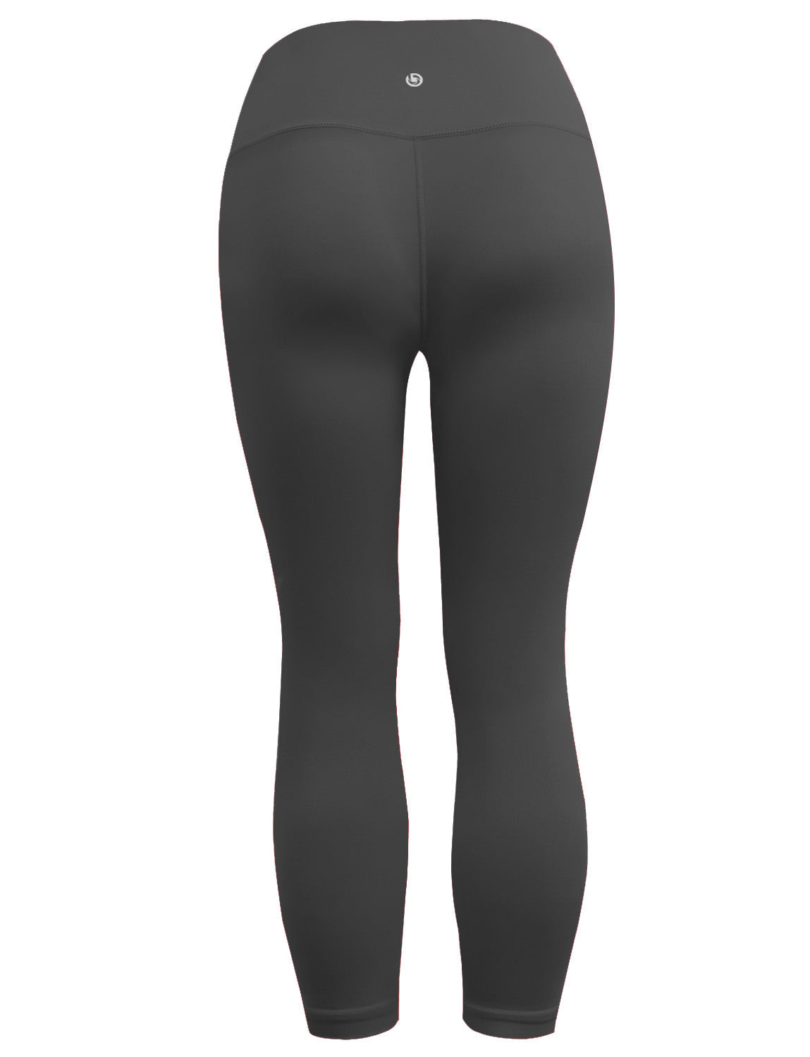 22" High Waist Crop Tight Capris shadowcharcoal_yoga