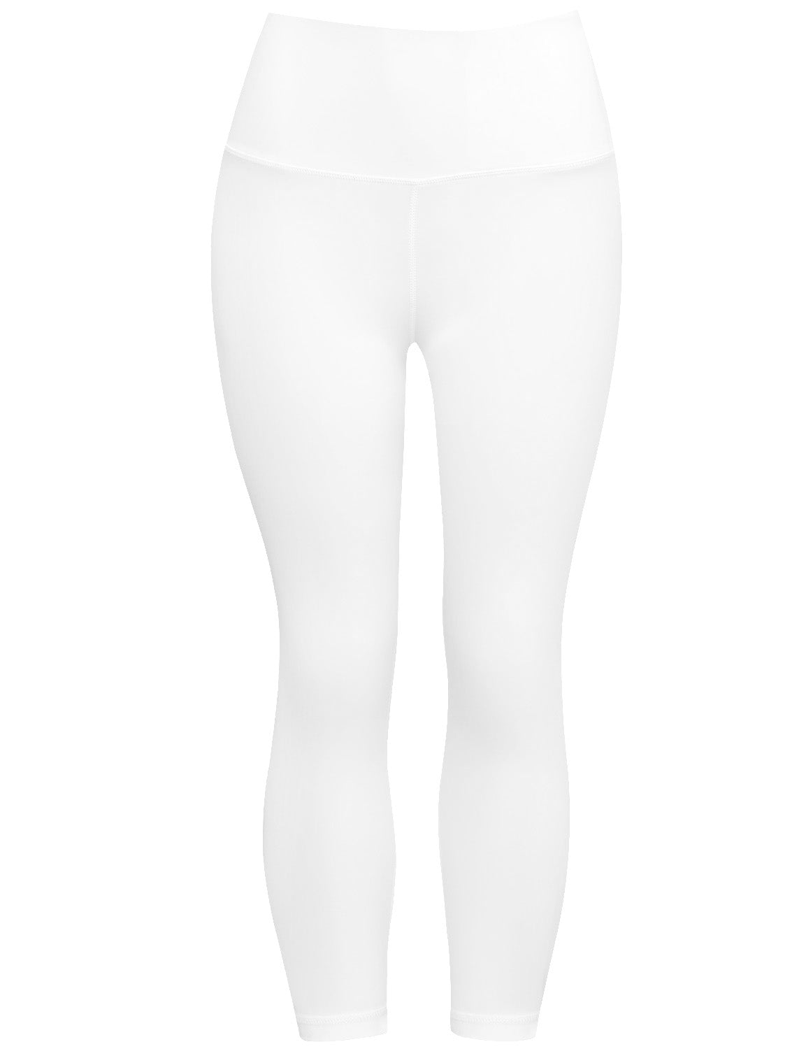 22" High Waist Crop Tight Capris mattewhite_yoga