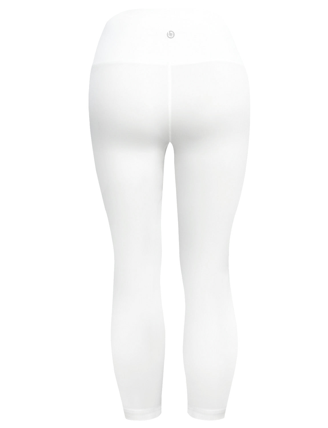 22" High Waist Crop Tight Capris mattewhite_yoga