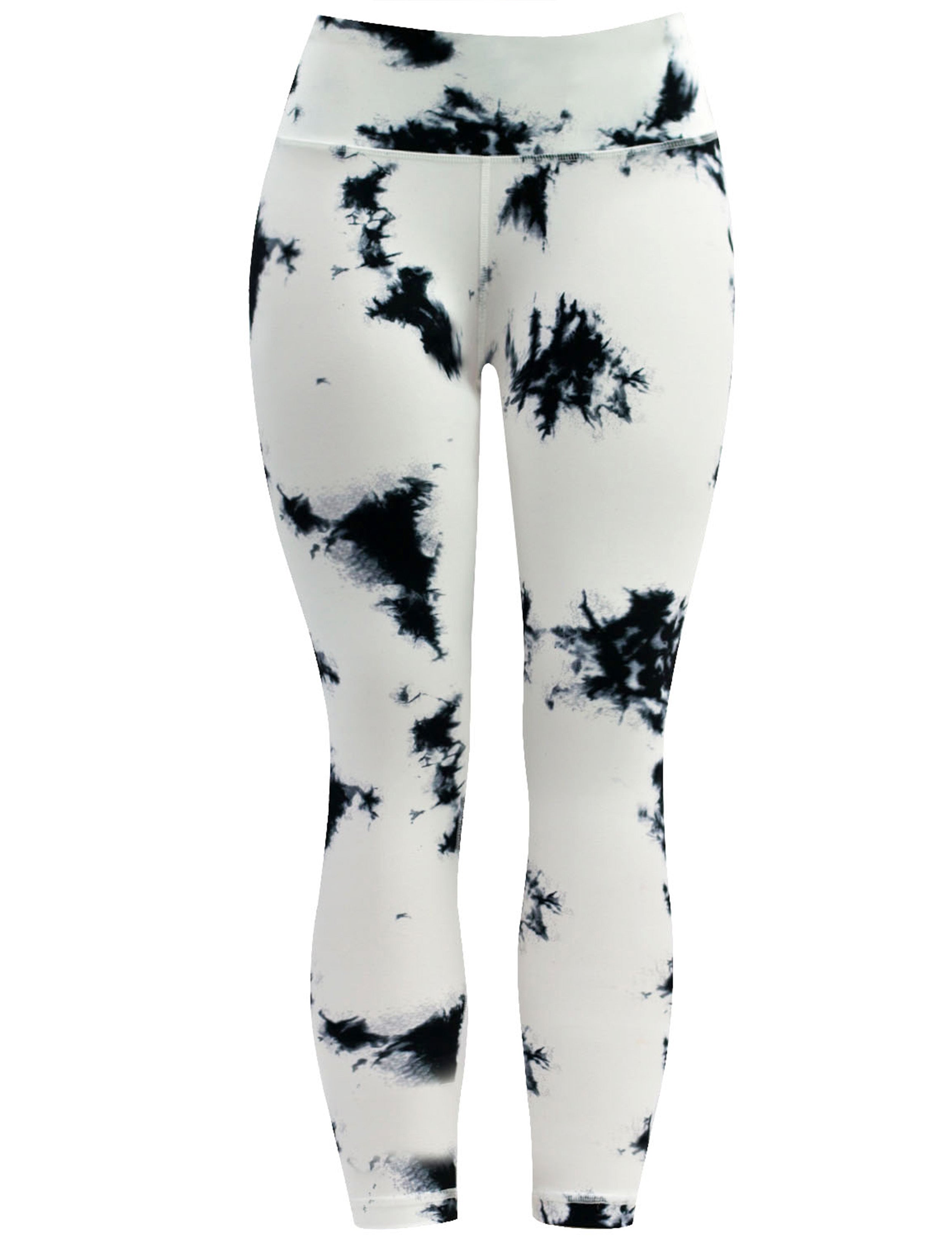 22" Printed Pilates Pants WHITEMARBLE