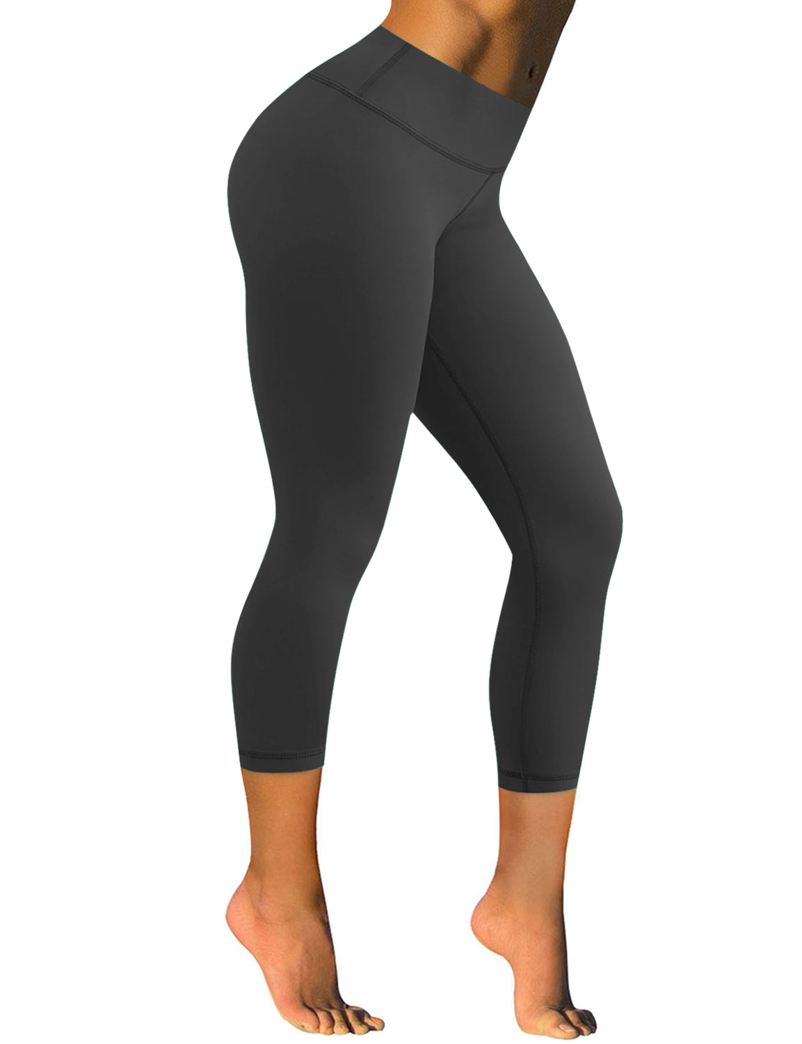 BUBBLELIME 22/26/28 Inseam Yoga Pants Inner Pocket Workout Capris  Running High Waist Full Length Leggings Tummy Control