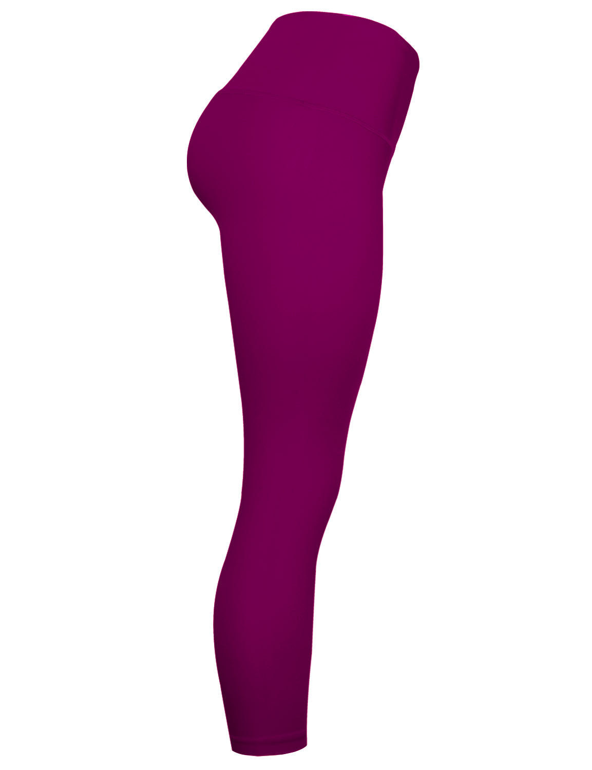 22" High Waist Crop Tight Capris grapevine