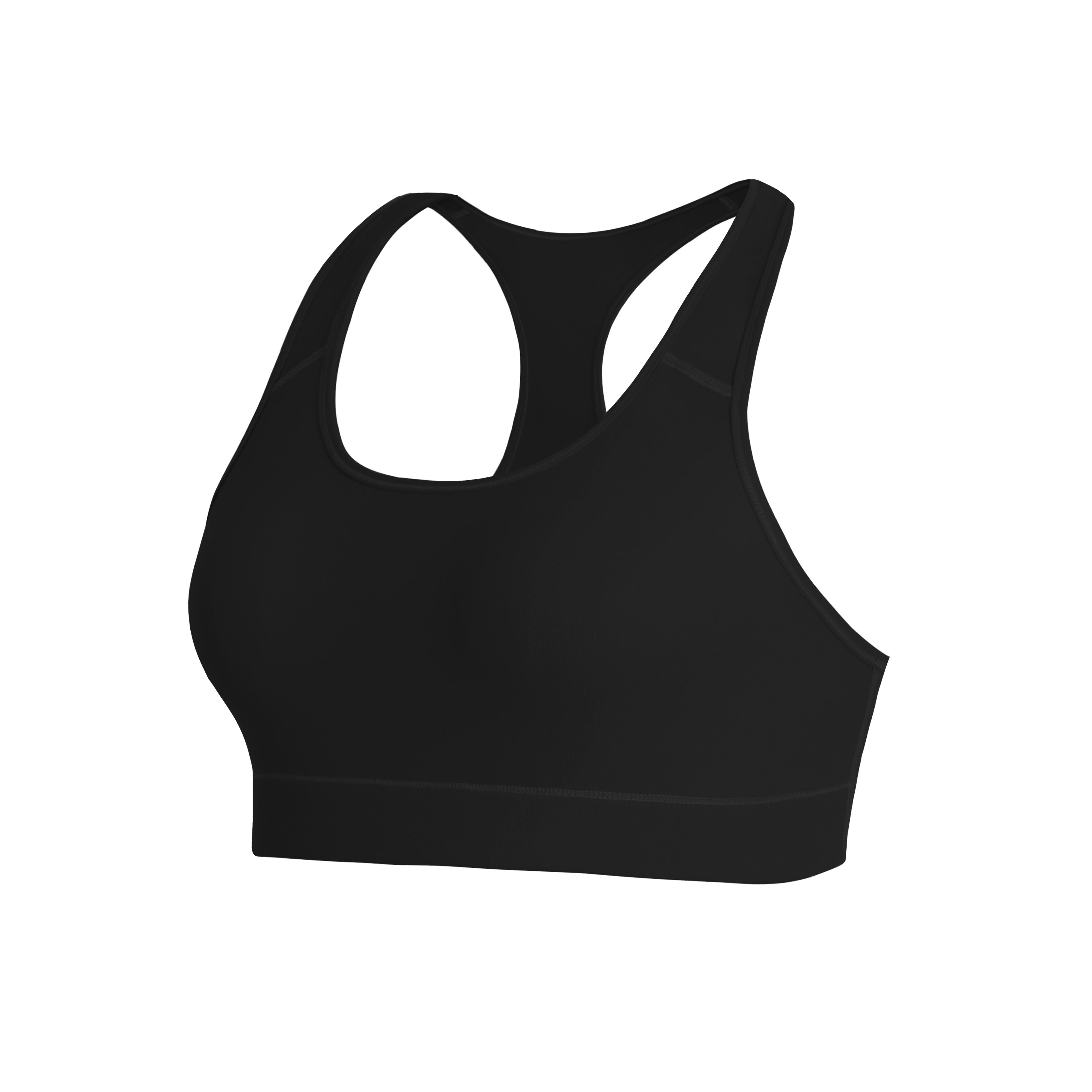 Compression Racerback Sports Bras black ins_Gym