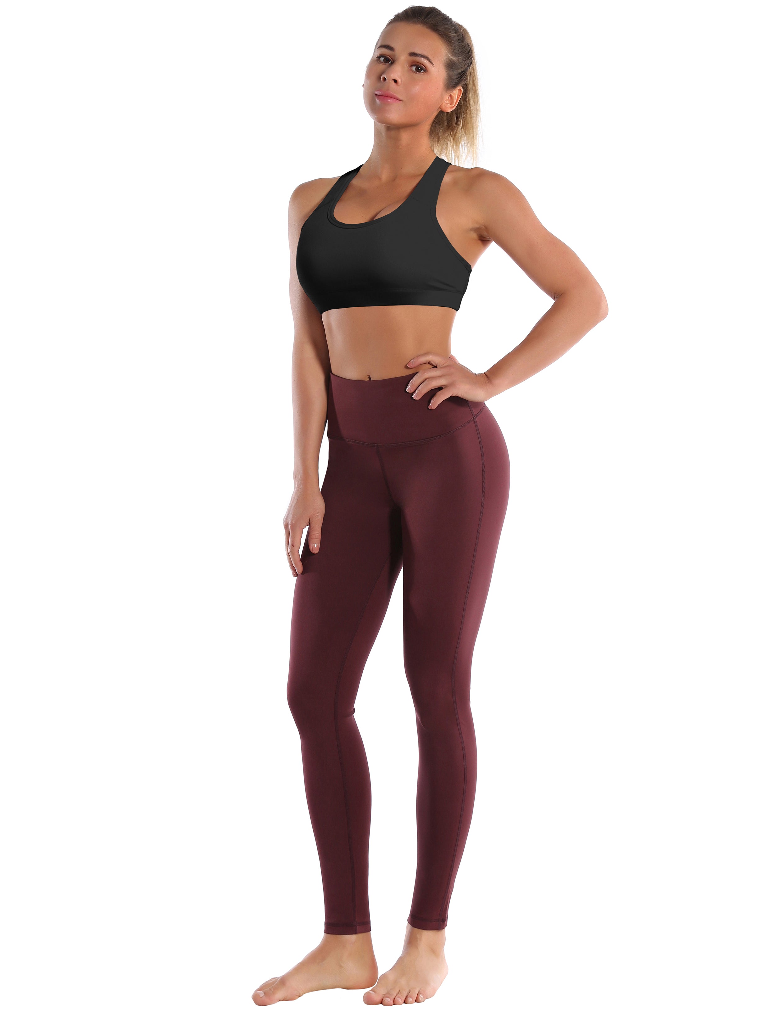 Compression Racerback Sports Bras black_Plus Size