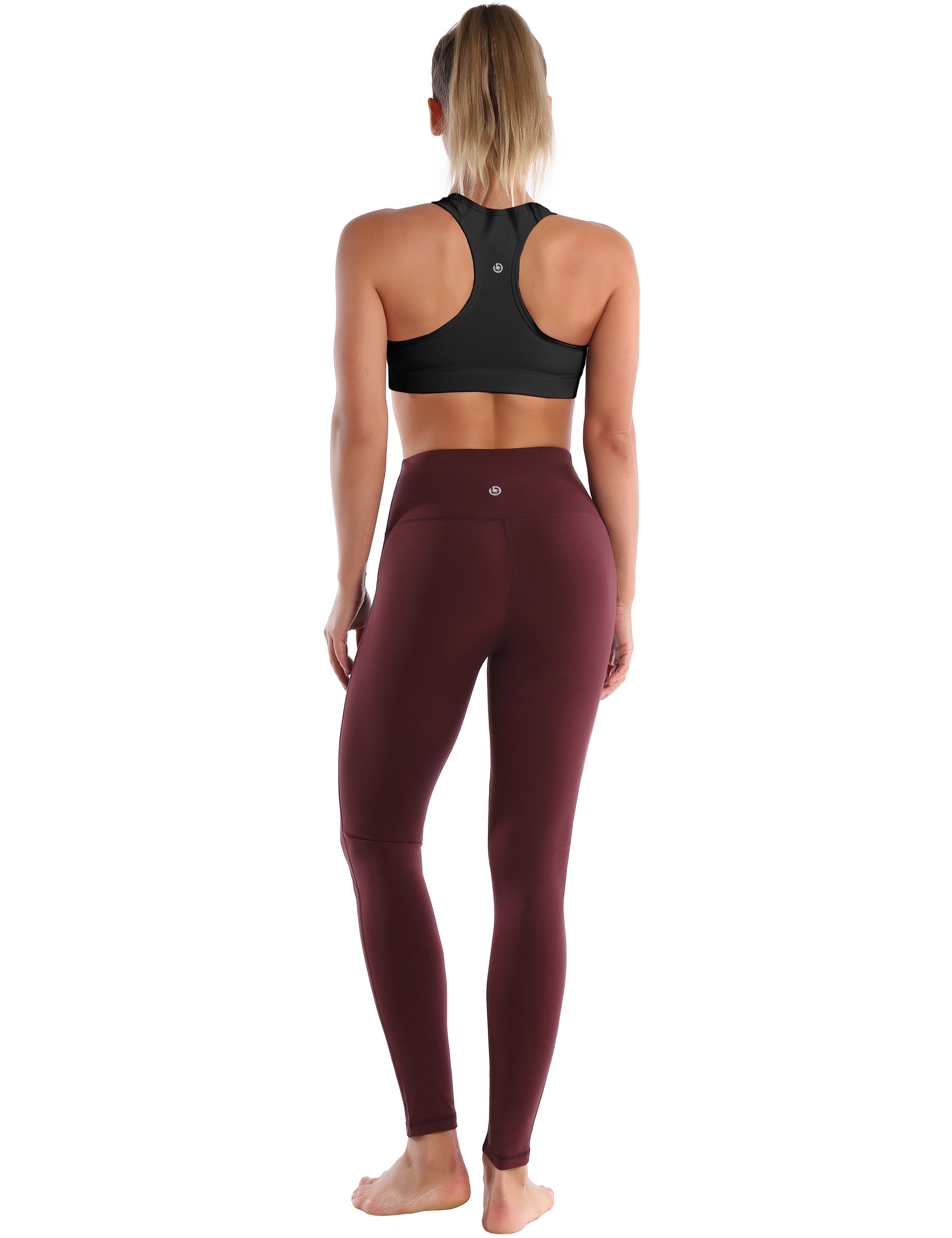 Compression Racerback Sports Bras black_Plus Size