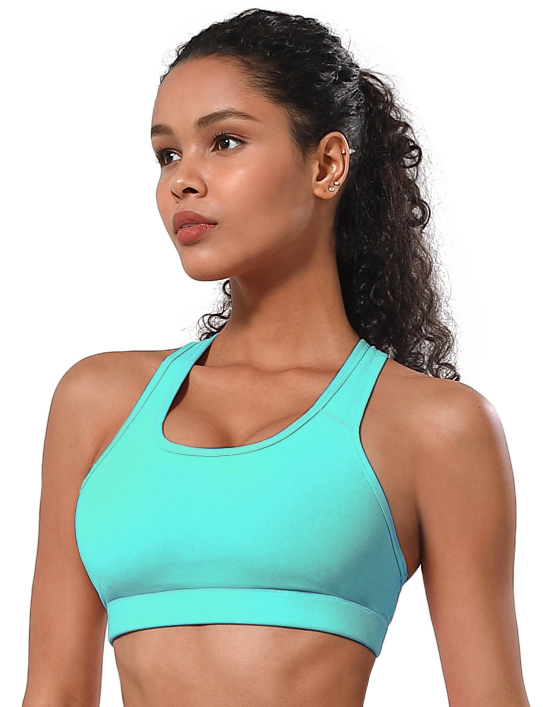 Compression Racerback Sports Bras_Gym