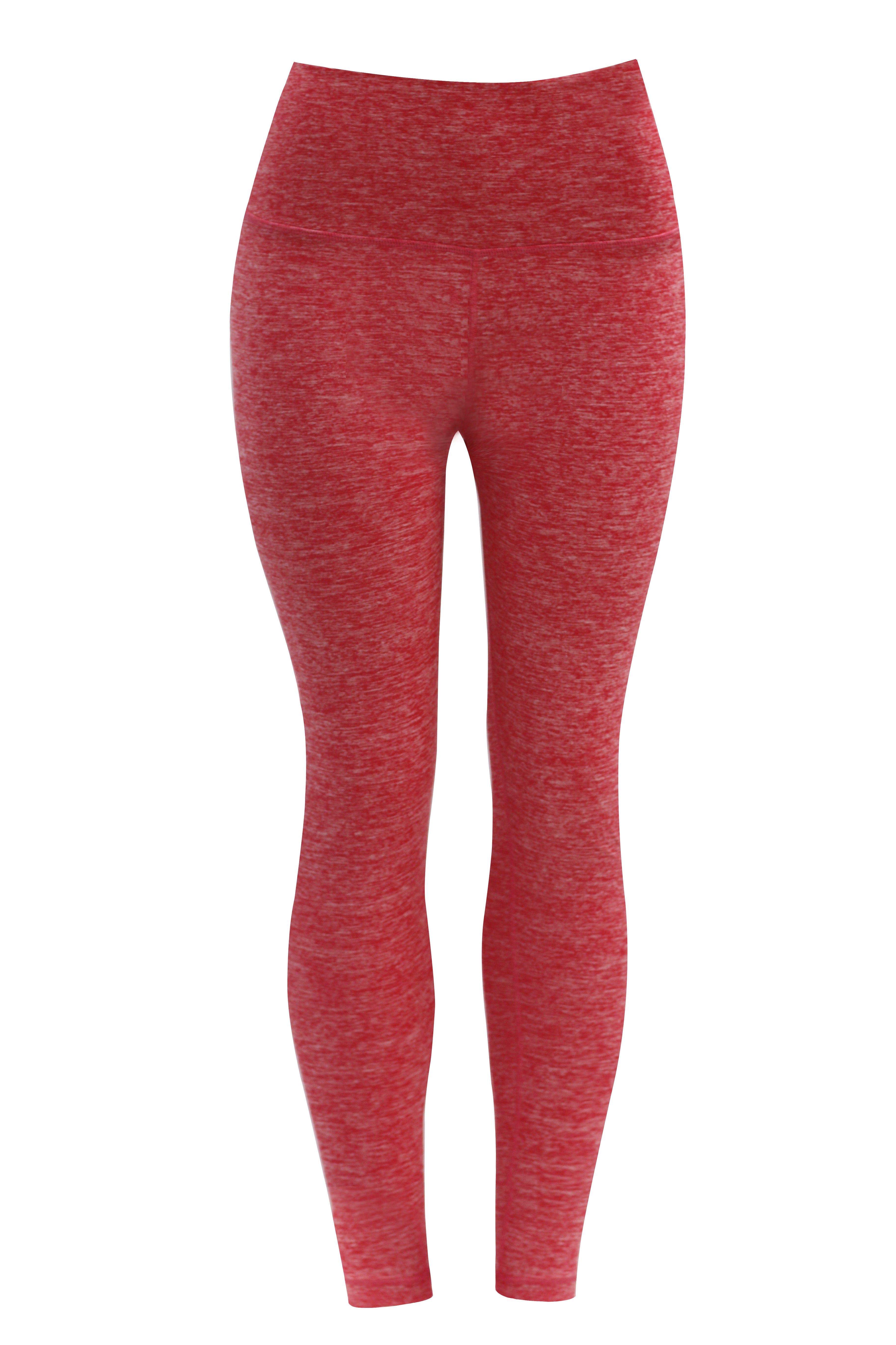 High Waist Running Pants heatherred