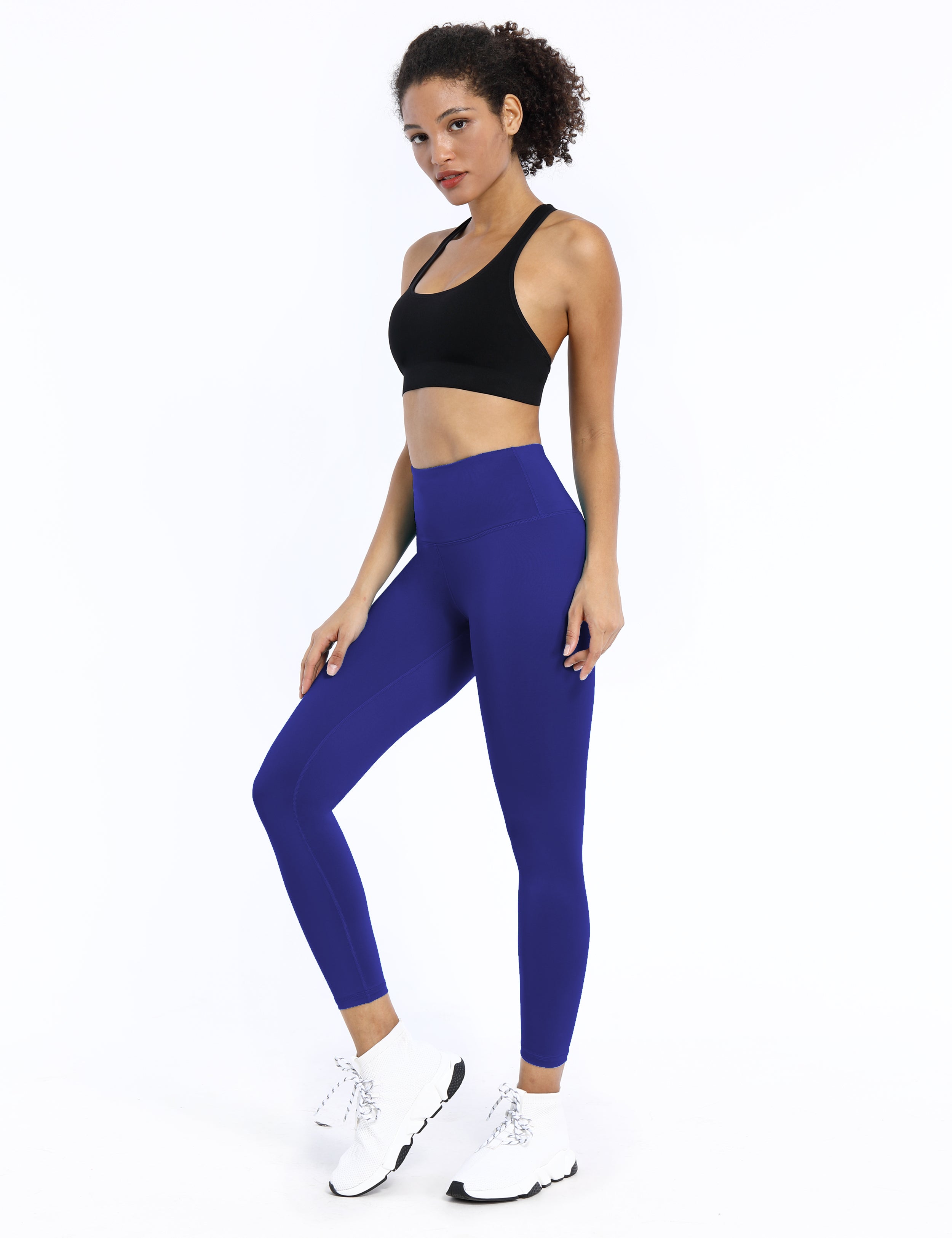 BO+TEE women's classic yoga leggings Size M Indigo Color