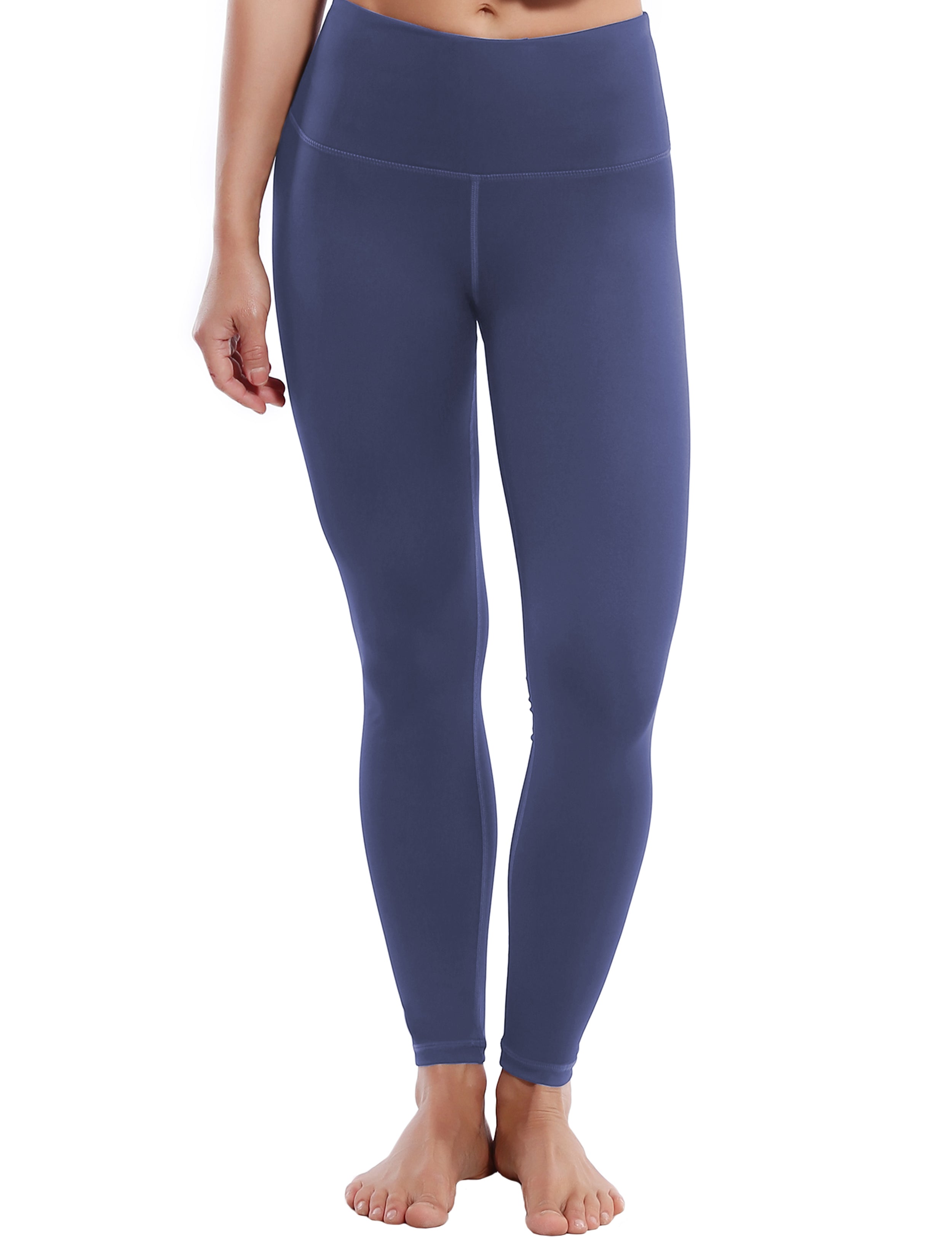 BUBBLELIME 4 Styles 25/26/27/28 High Waist Yoga Pants - Crotch Seamless  Compression_DARKNAVY XX-Small-26 Inseam at  Women's Clothing store