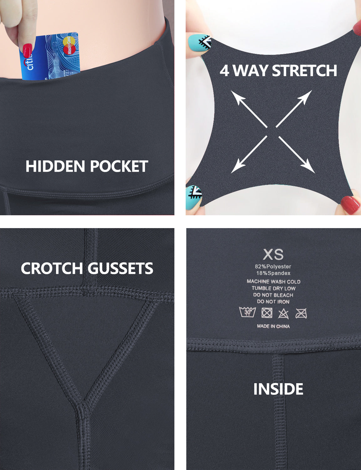 22 inseam 3D Printed Yoga Pants SNAKE_yoga – bubblelime